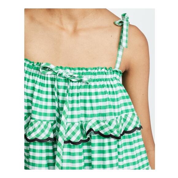 Innika Choo Avens Gingham Tiered Dress - Picture 3 of 11